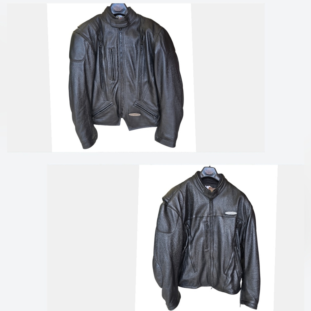Men's & Women's Leather Harley-Davidson FXRG Motorcycle Jackets M XXL W Sm 4-6
